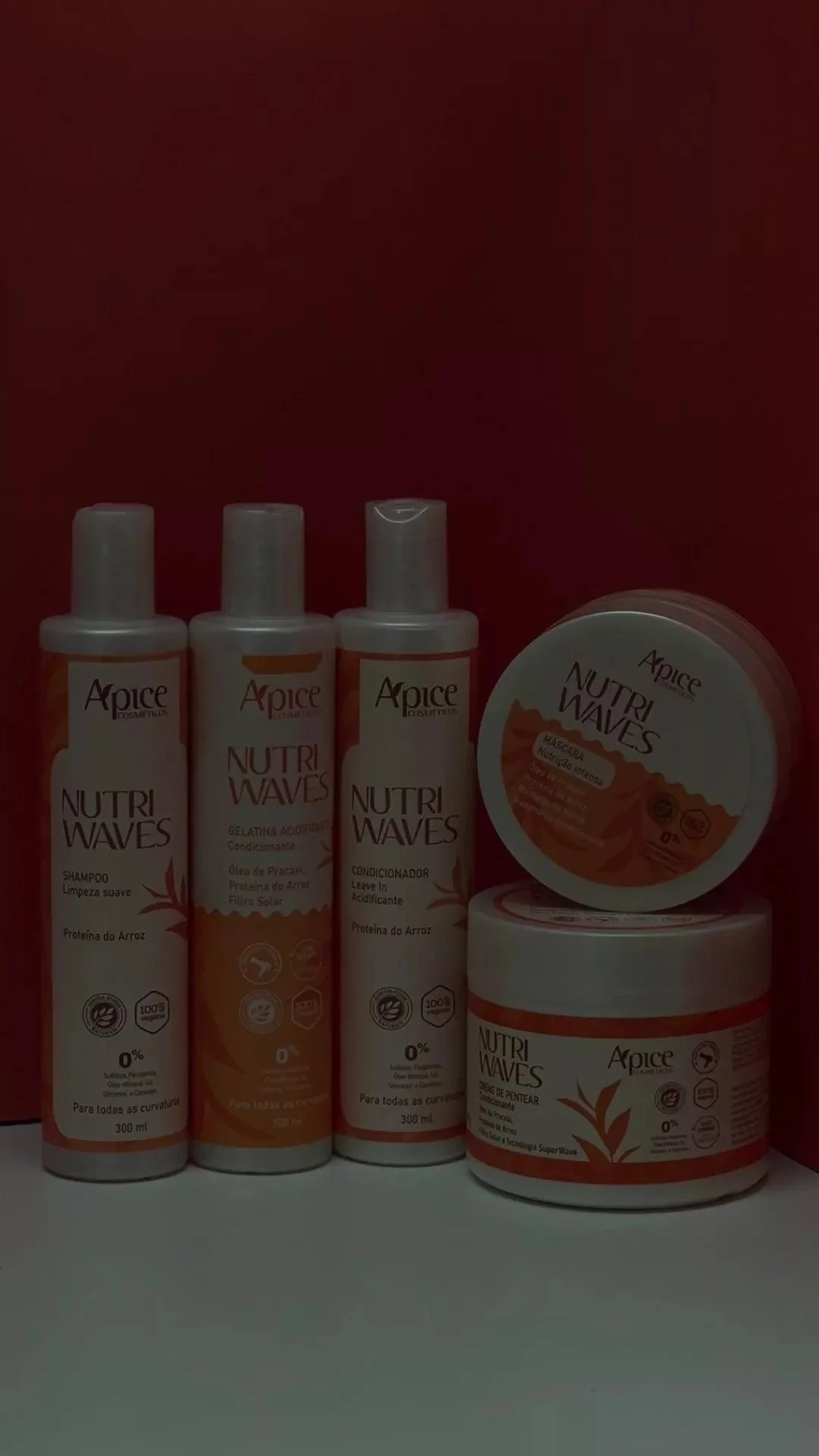 Máscara Nutri Waves  Nutrição Intensa 300G - Tratamento Condicionante - Image 5