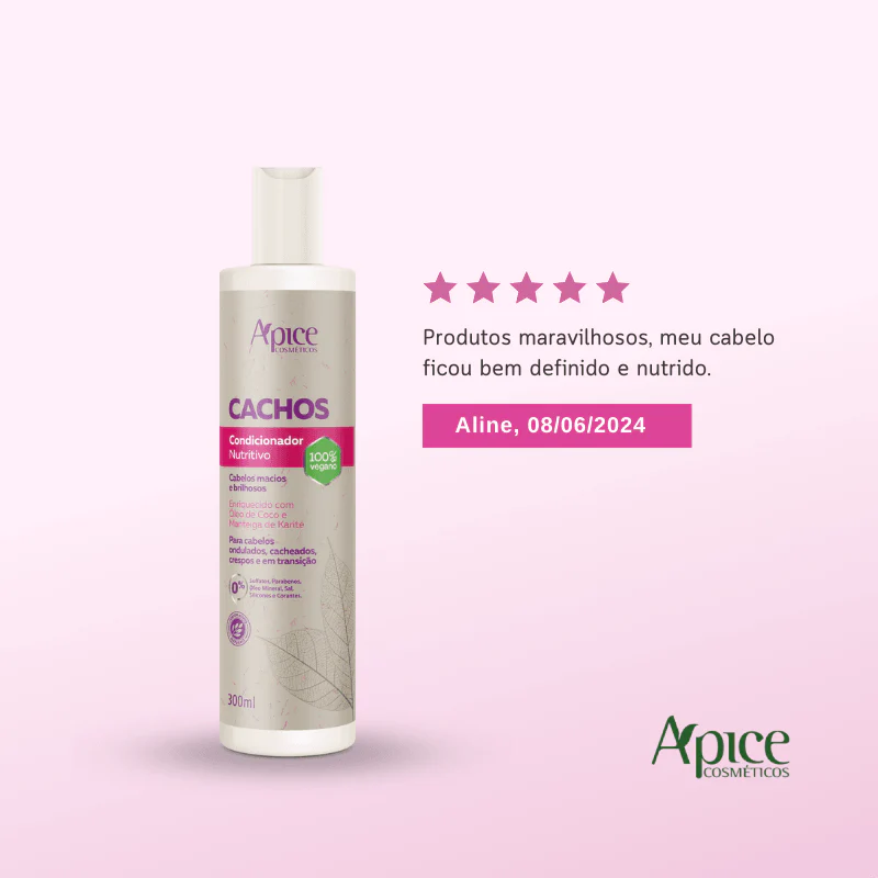 Kit Cachos - Shampoo, Condicionador, Máscara e Ativador (4 ITENS) - Image 8
