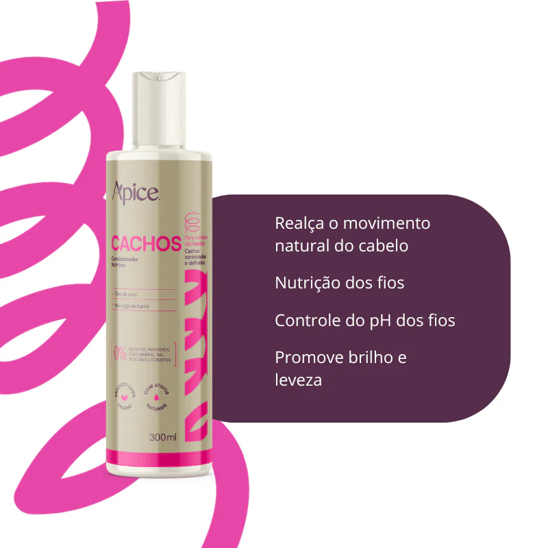Kit Cachos Essence - Shampoo, Condicionador, Refil Ativador e Máscara (4 ITENS) - Image 3