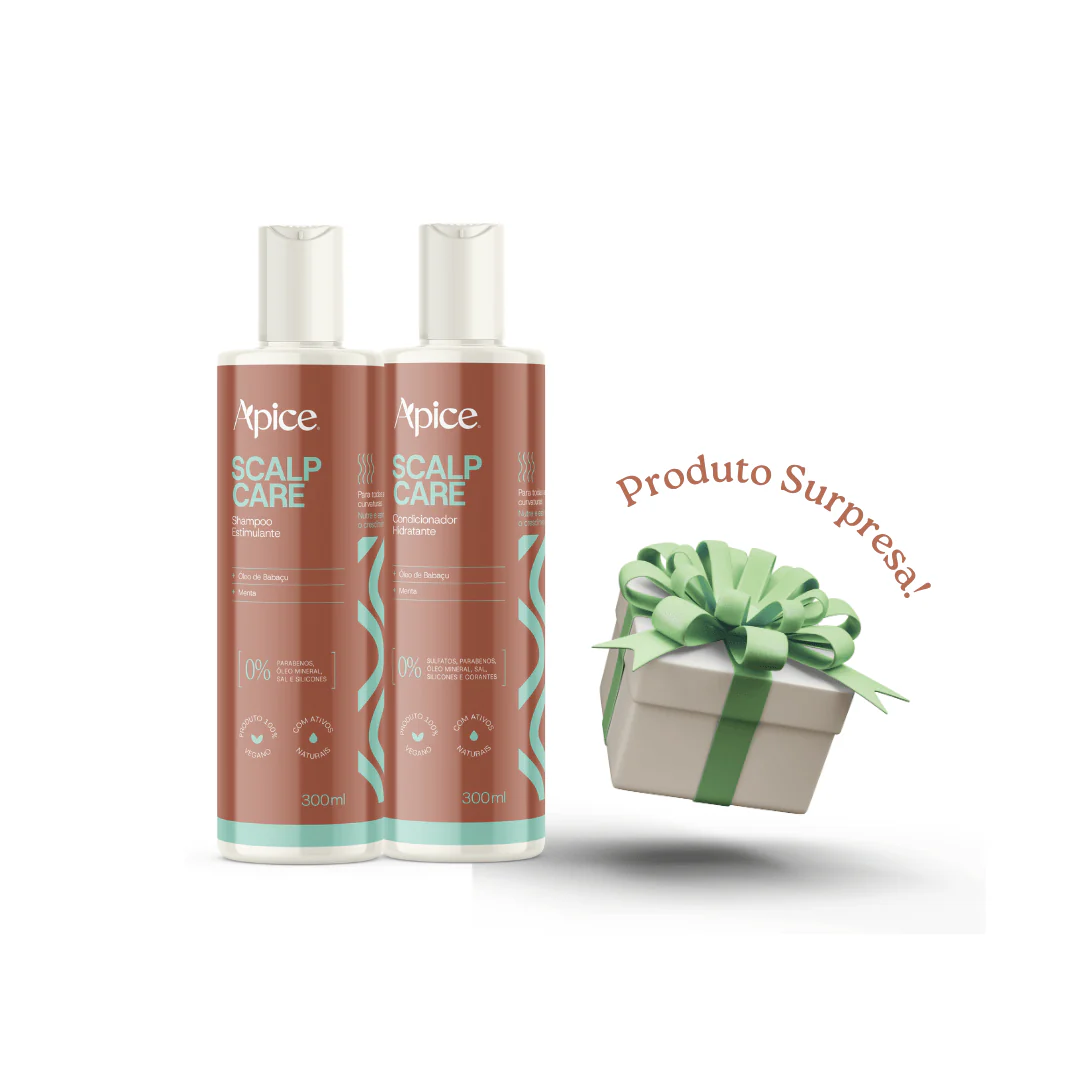 Kit Scalp Care - Shampoo, Condicionador e Produto Supresa (3 ITENS)