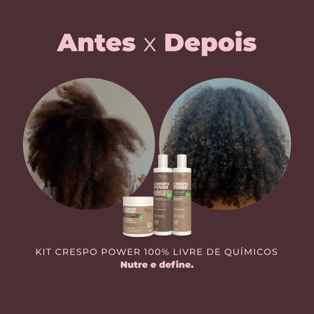 Kit Crespo Power - Co Wash, Condicionador e Creme de Pentear (3 ITENS) - Image 3