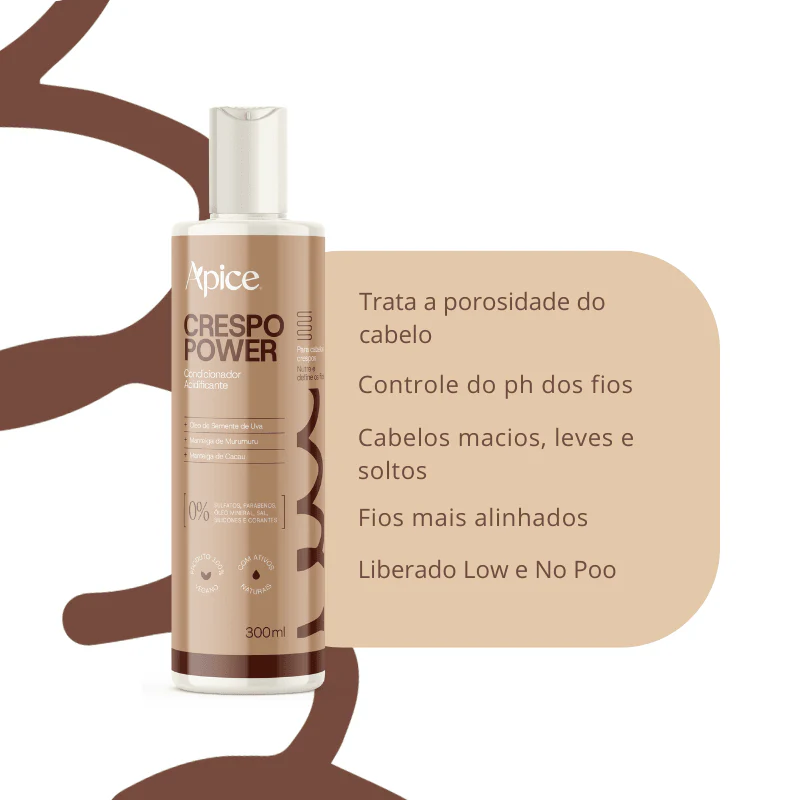 Kit Crespo Power - Co Wash, Condicionador, Gelatina, Mousse e Manteiga (5 itens) - Image 3