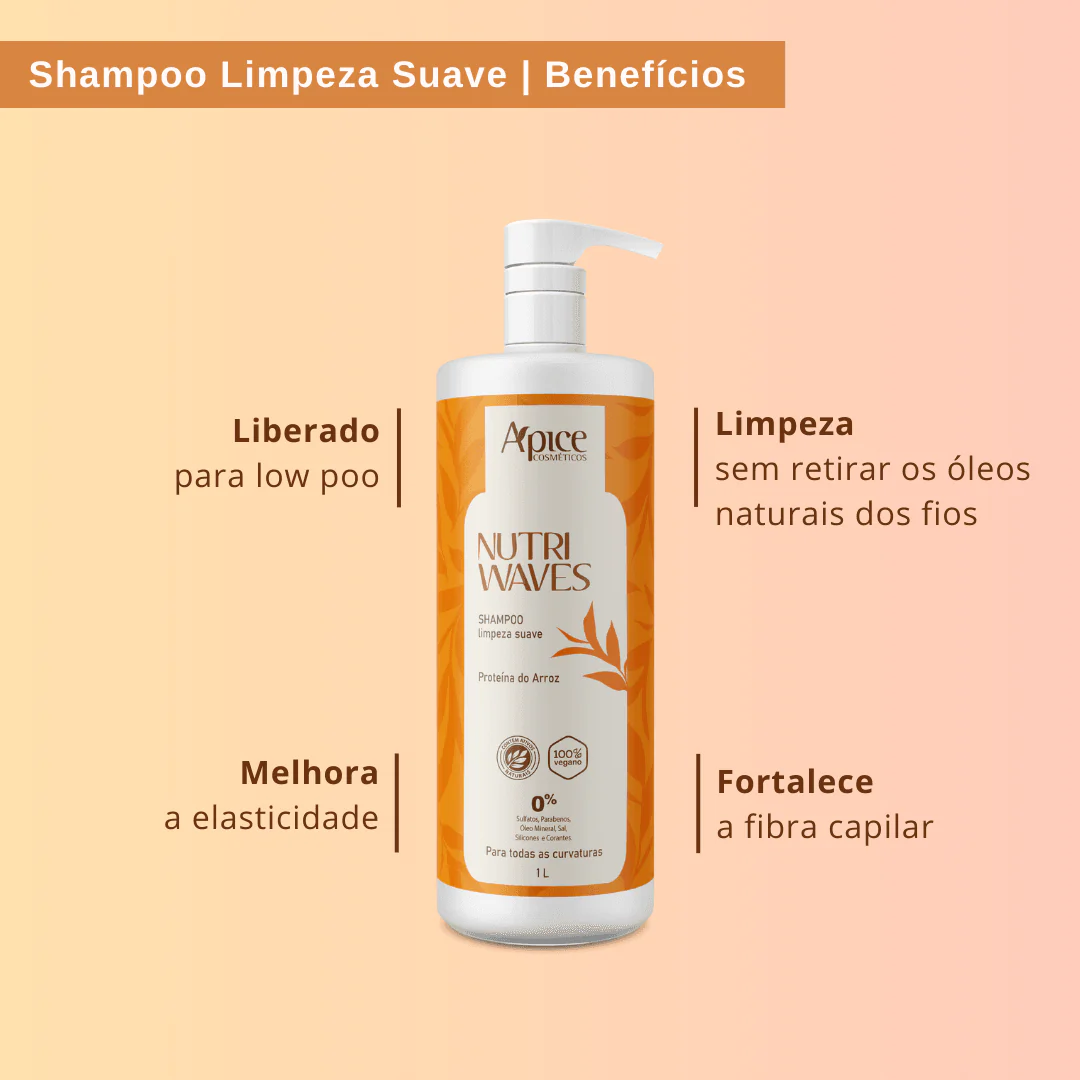 Kitão Onduladas Nutri Waves Completo - Shampoo, Condicionador, Creme de Pentear, Gelatina e Máscara (9 itens) - Image 6